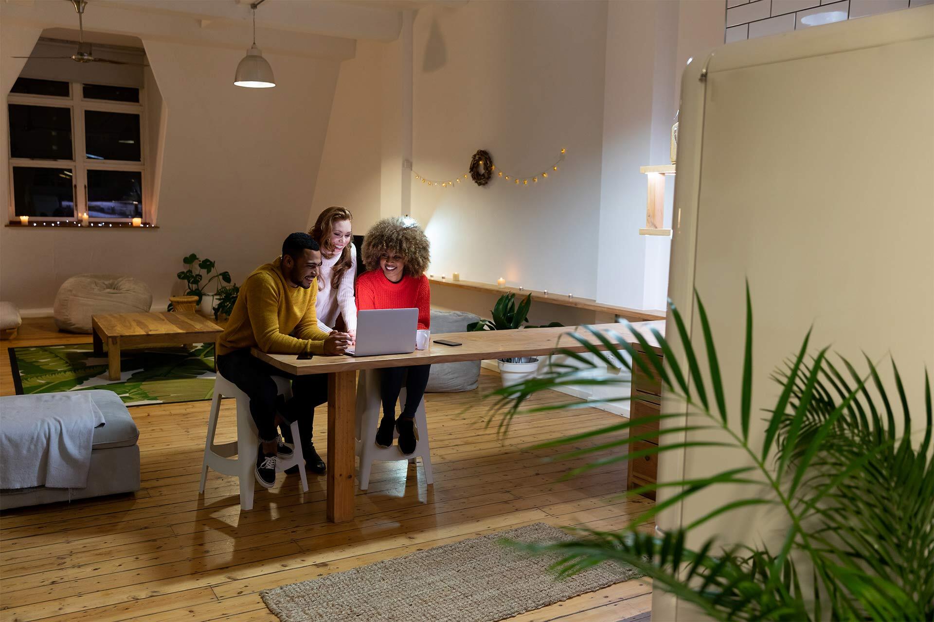 Professionals collaborating at Reality Workspaces coworking space Pune